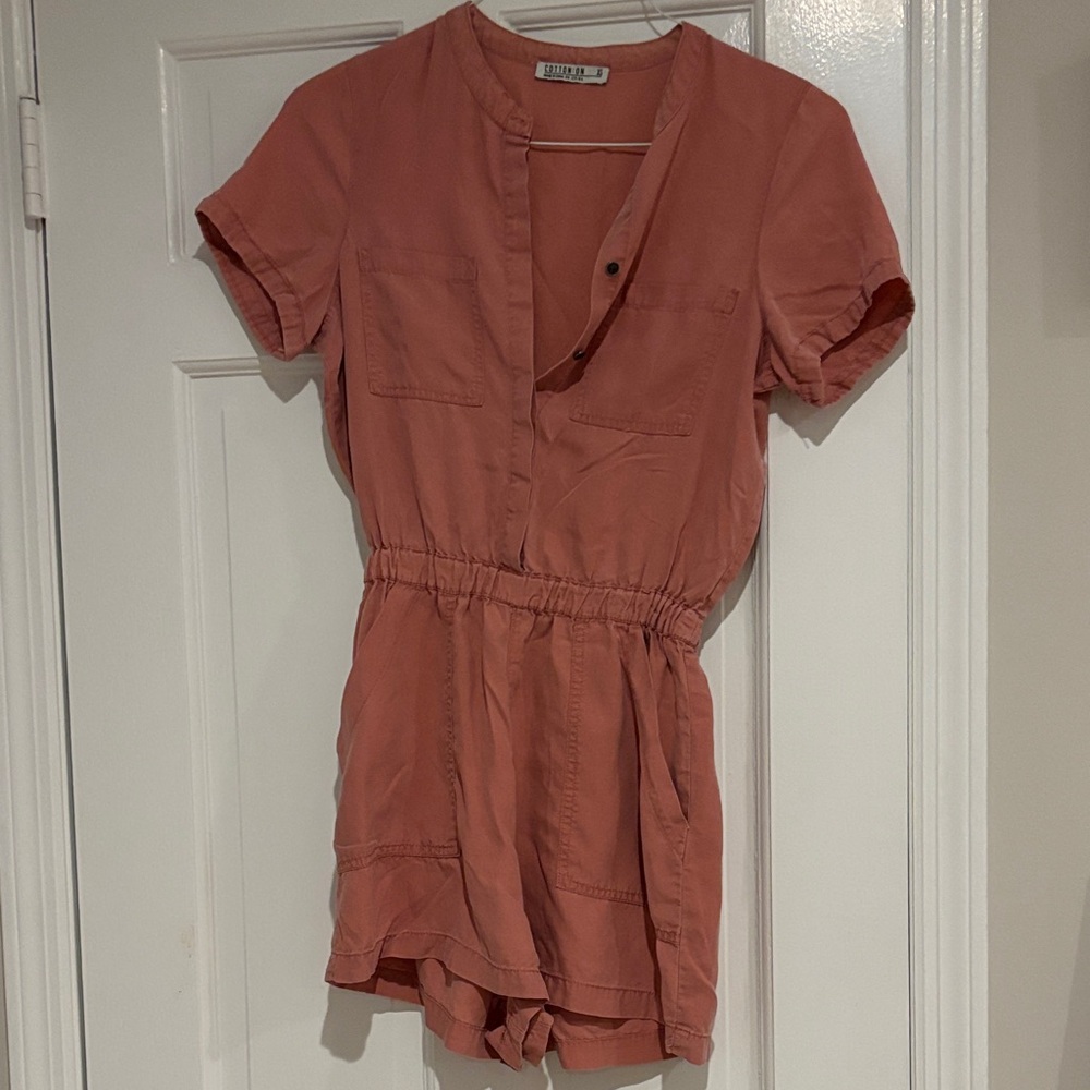 Cotton On Coral Jumpsuit